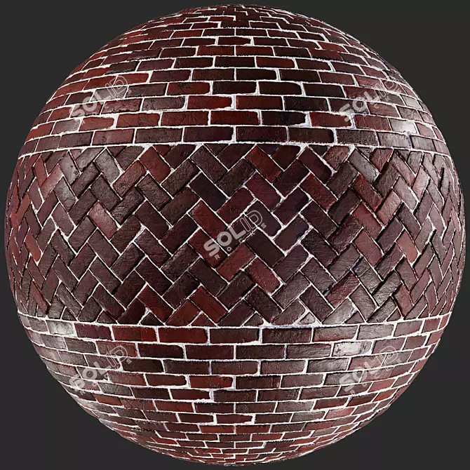 Realistic PBR Brick Materials Set 3D model image 5