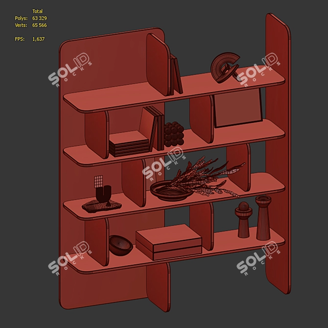 Cosmorelax Molti Display Shelf 3D model image 8