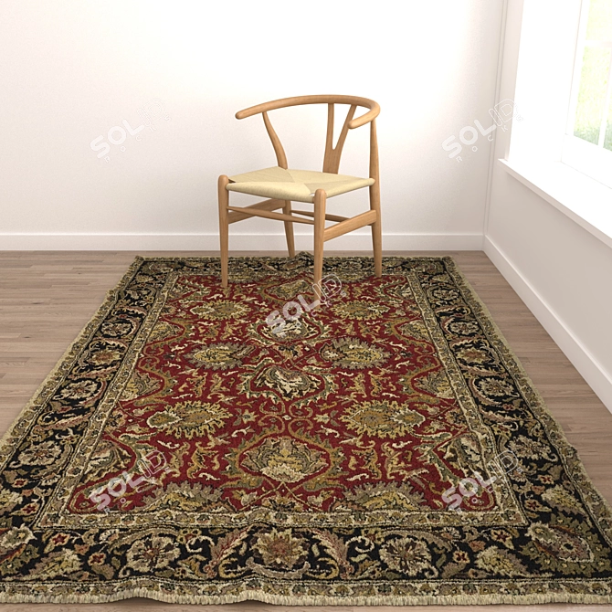 3D Carpets Set Render Collection 3D model image 2