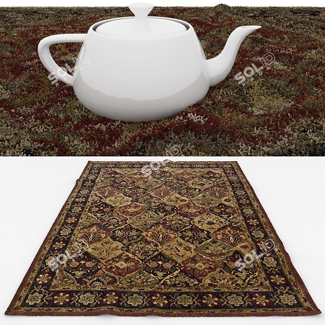 3D Carpets Set Render Collection 3D model image 3