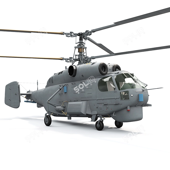 Soviet Ka-27 Helicopter Model 3D model image 1