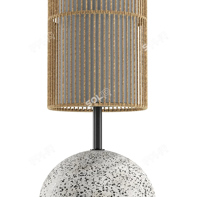 Modern Floor Lamp with UVs 3D model image 5