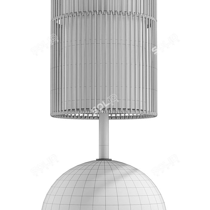 Modern Floor Lamp with UVs 3D model image 6