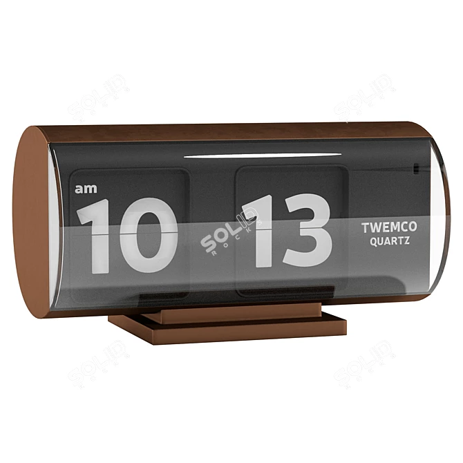 Twemco QT-30T Analog ClockModel UV Unwrapped 3D model image 1