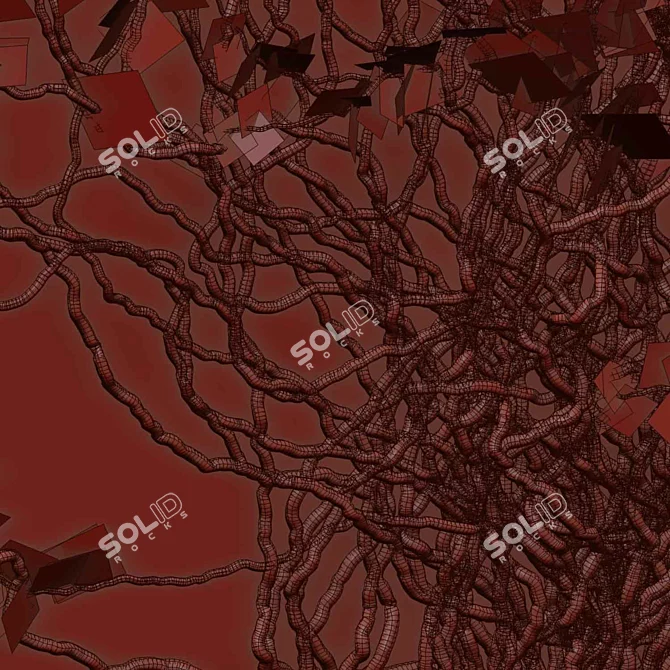 Outdoor Ivy Fitowall Plant Model 3D model image 7