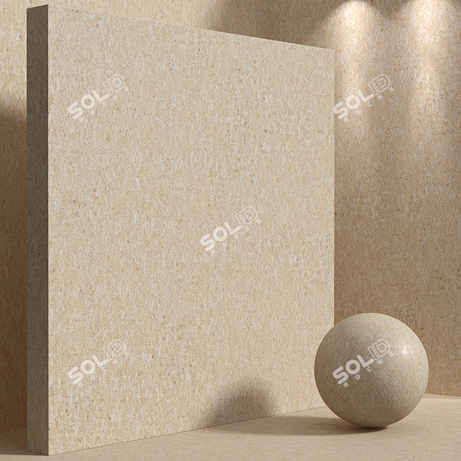 Seamless Wood OSB Material Set 3D model image 3