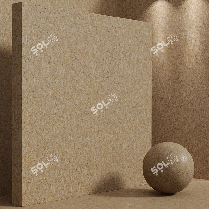 Seamless Wood OSB Material Set 3D model image 5