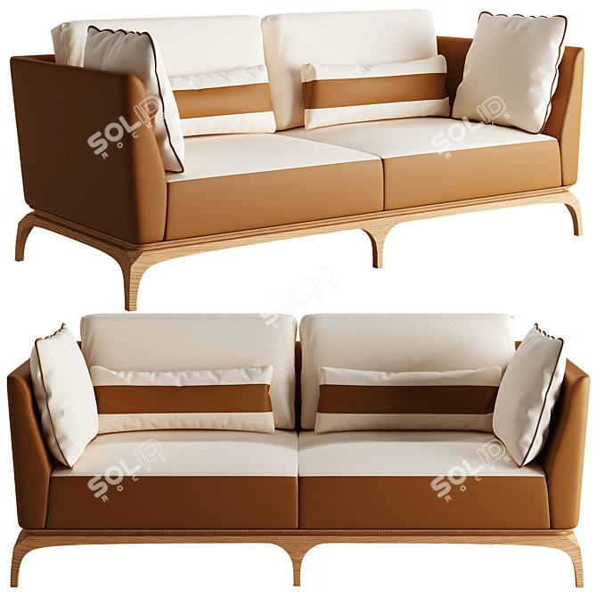 Pascale 2016 Modern Sofa Model 3D model image 1