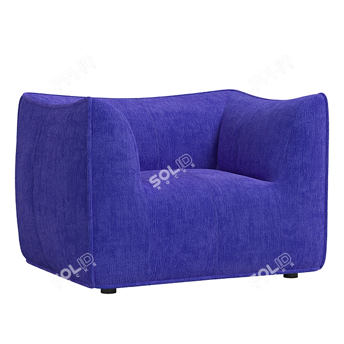 Sleek LE BAMBOLE Armchair Design 3D model image 3