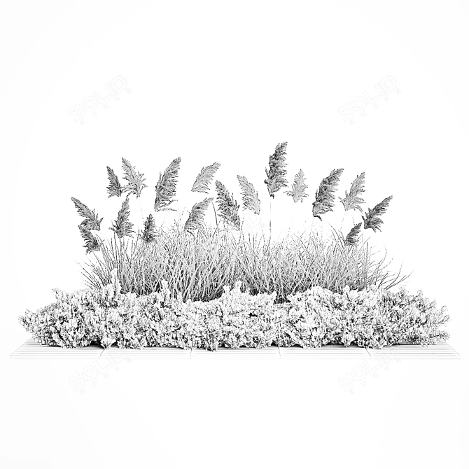 Urban Greenscape Plant Collection 3D model image 7