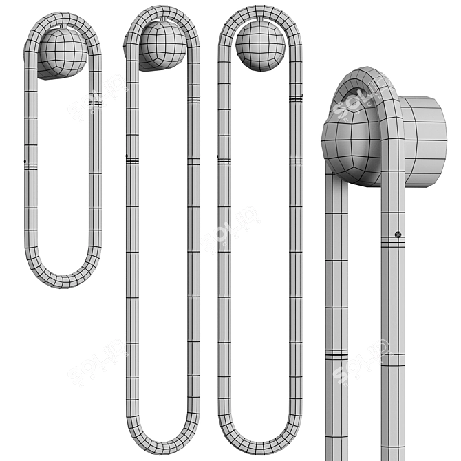 Modern LED Wall Lamp GABI 3D model image 3