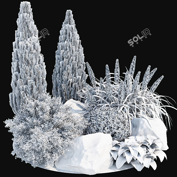 Outdoor Plants Collection Volume 177 3D model image 5