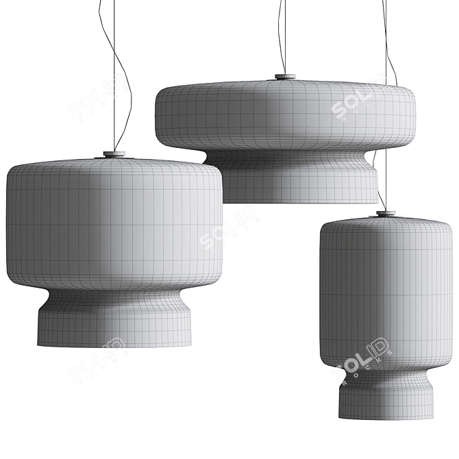 Archive LED Pendant Lamp Model 3D model image 2