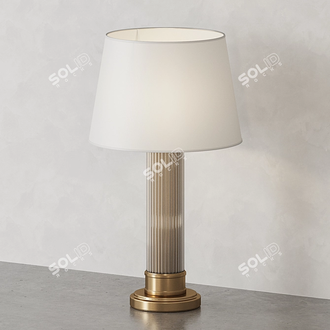 Charleston Table Lamp Collection 3D model image 2