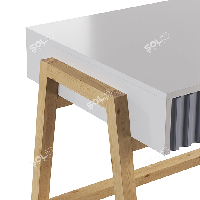  Modern Low Poly Design Table 3D model image 2