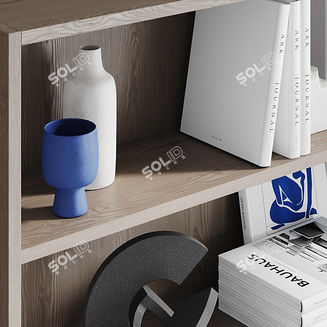 Cosmorelax Estante Shelf: Decorative Style 3D model image 3