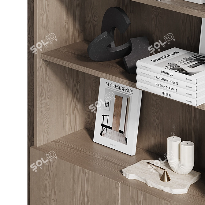 Cosmorelax Estante Shelf: Decorative Style 3D model image 4