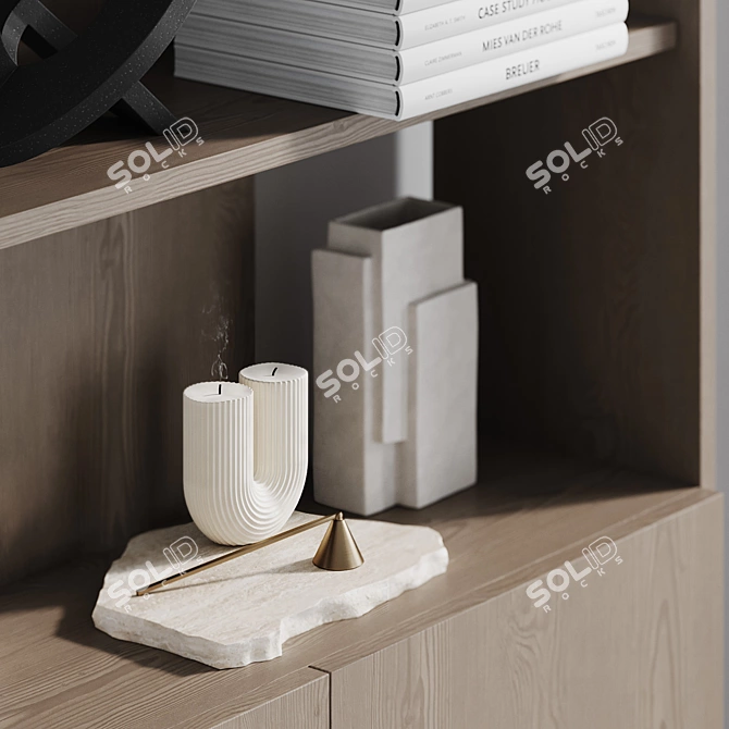 Cosmorelax Estante Shelf: Decorative Style 3D model image 5