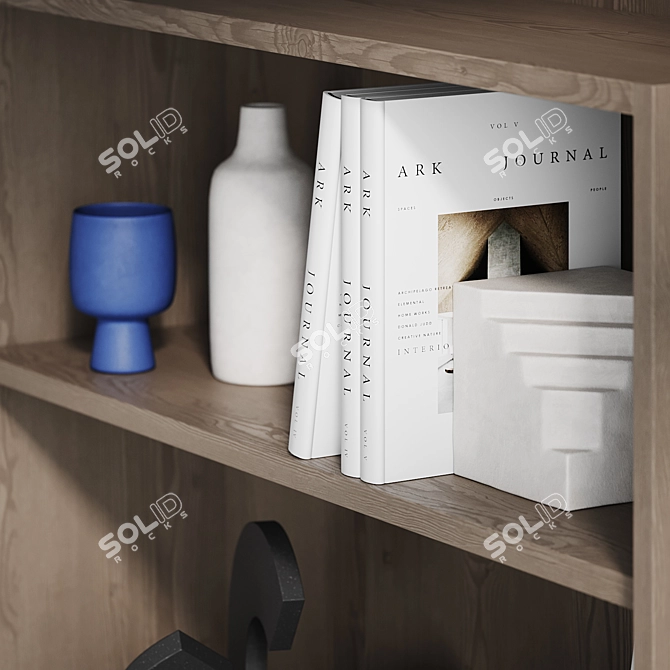Cosmorelax Estante Shelf: Decorative Style 3D model image 6