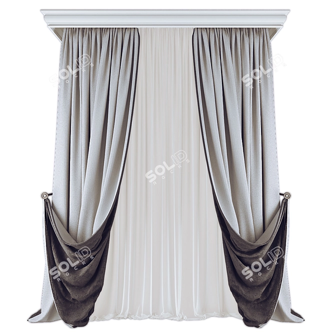 Drapery Perfect for Every Room 3D model image 1