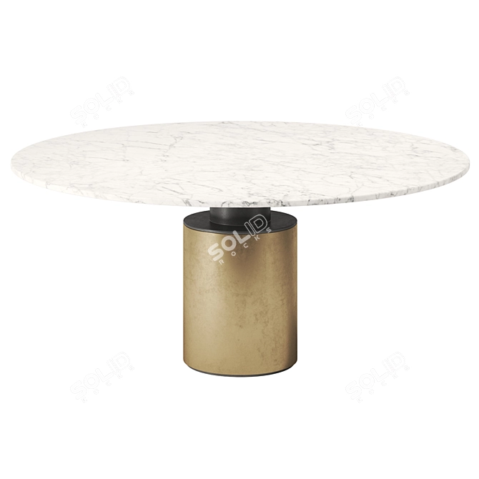 Modern Creso Dining Table Acerbis 3D model image 2