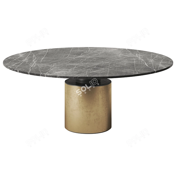 Modern Creso Dining Table Acerbis 3D model image 3