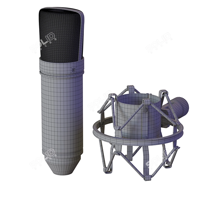 Tascam TM-80 Studio Condenser Microphone 3D model image 7