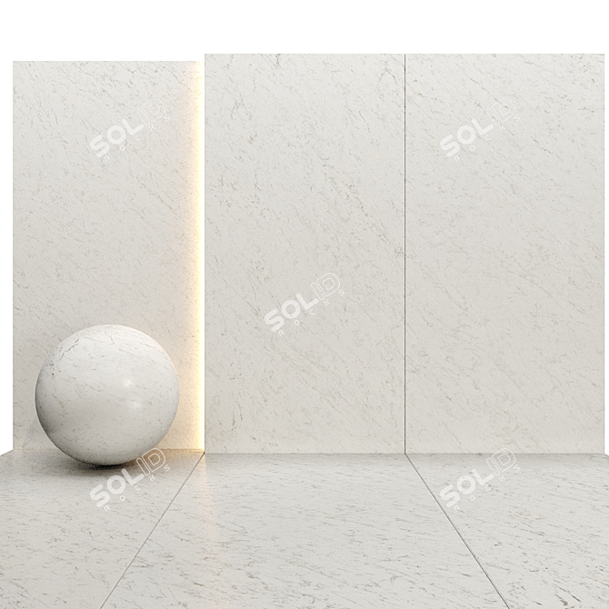 Luxury Marble Texture Set 07 3D model image 3