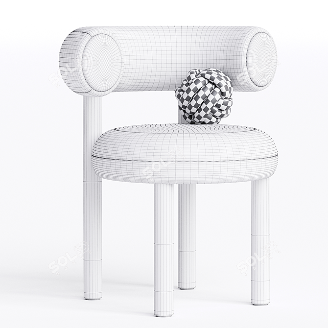 Tom Dixon Fat Chair Series 3D model image 2