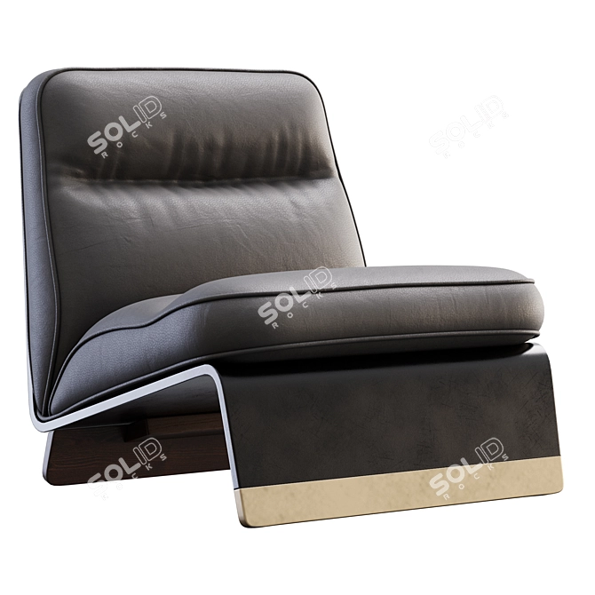  Modern Baxter GRETA Chair 3D model image 1