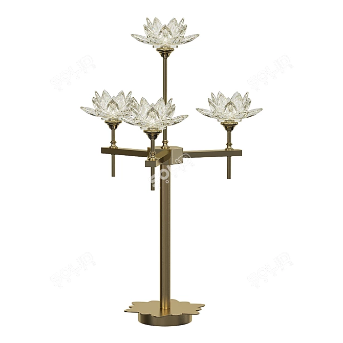 Industrial Style Table Lamp by ImperiumLoft 3D model image 1