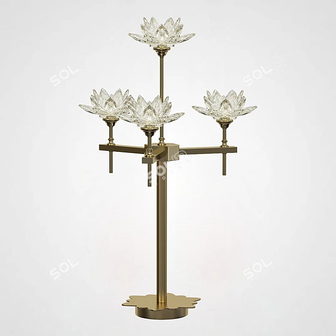 Industrial Style Table Lamp by ImperiumLoft 3D model image 2