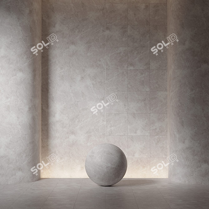 Seamless Stone Ceramic Material 3D model image 3