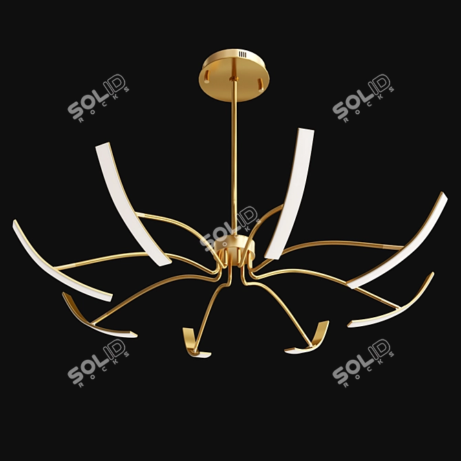 Modern LED Chandelier Series 3D model image 3