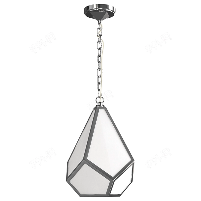 Feiss Diamond Pendant Light Fixture 3D model image 1