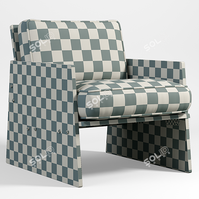 Minimalist Modern Reflect Chair 3D model image 4