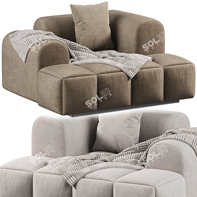 Vintage Flannel Shirt Model 3D model image 1