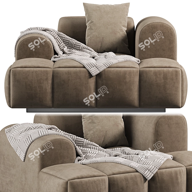 Vintage Flannel Shirt Model 3D model image 3