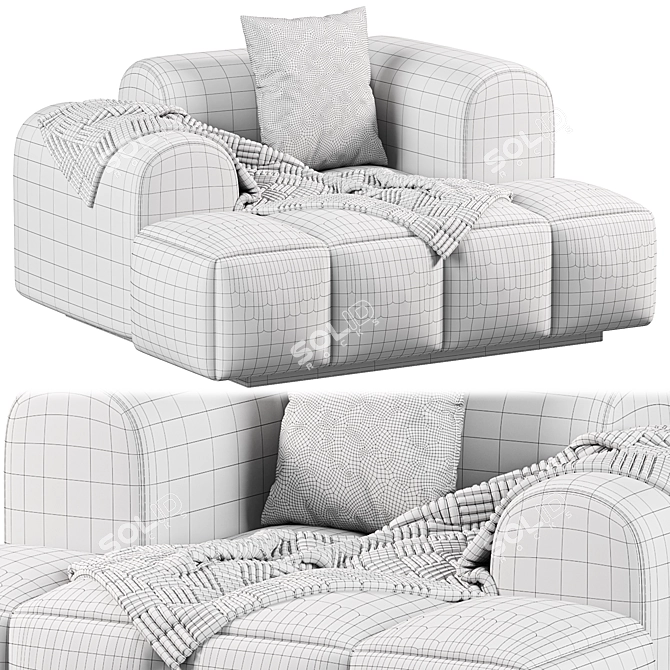 Vintage Flannel Shirt Model 3D model image 4