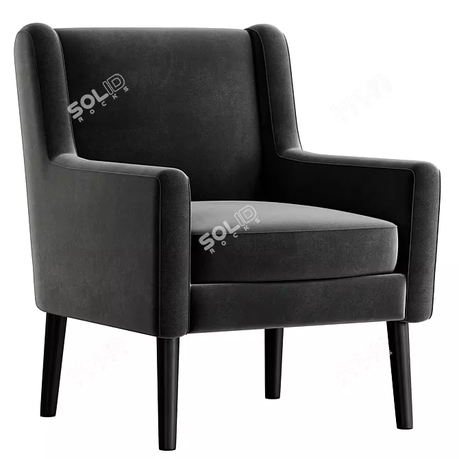  sleek Jude Armchair design 3D model image 3