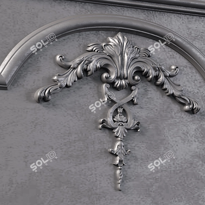 3Ds Max Wall Molding Kit 3D model image 2