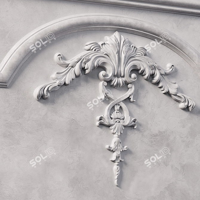 3Ds Max Wall Molding Kit 3D model image 4