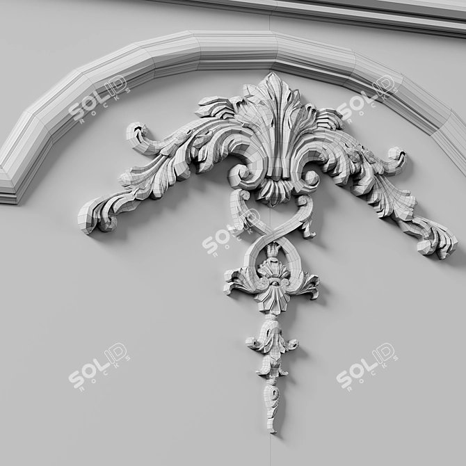 3Ds Max Wall Molding Kit 3D model image 7