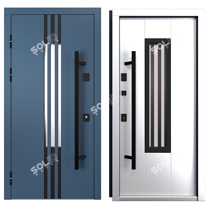 Revolution Metal Door Set (Abvehr) 3D model image 3