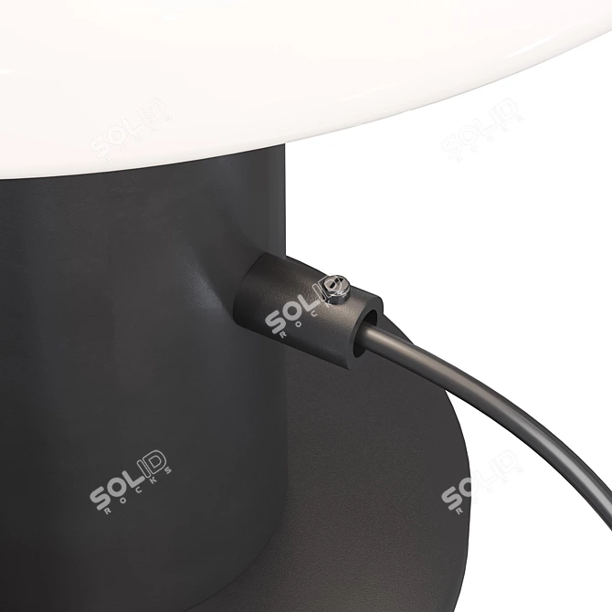 Torni ST Black & White Table Lamp 3D model image 4