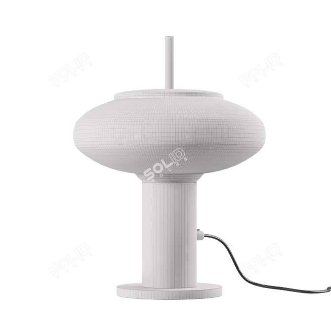 Torni ST Black & White Table Lamp 3D model image 5