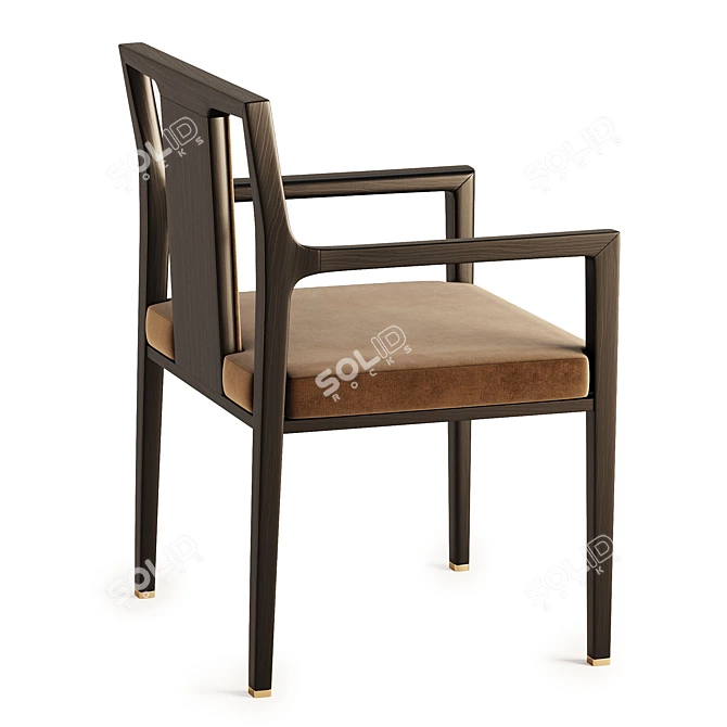 Stylish Mont Dining Chair Design 3D model image 5