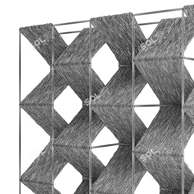 Metal-Weave Wool Wall Art 3D model image 6