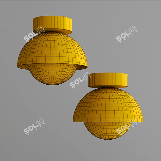 Designer Coffee Table Lamp 2013 3D model image 3