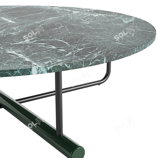 Modern Zanotta Toto Coffee Table 3D model image 3